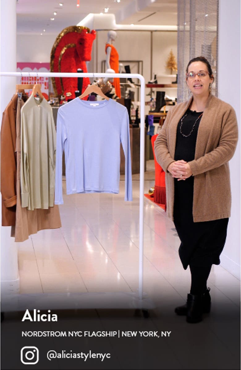 Easy Long Sleeve Modal T-Shirt, sales video thumbnail