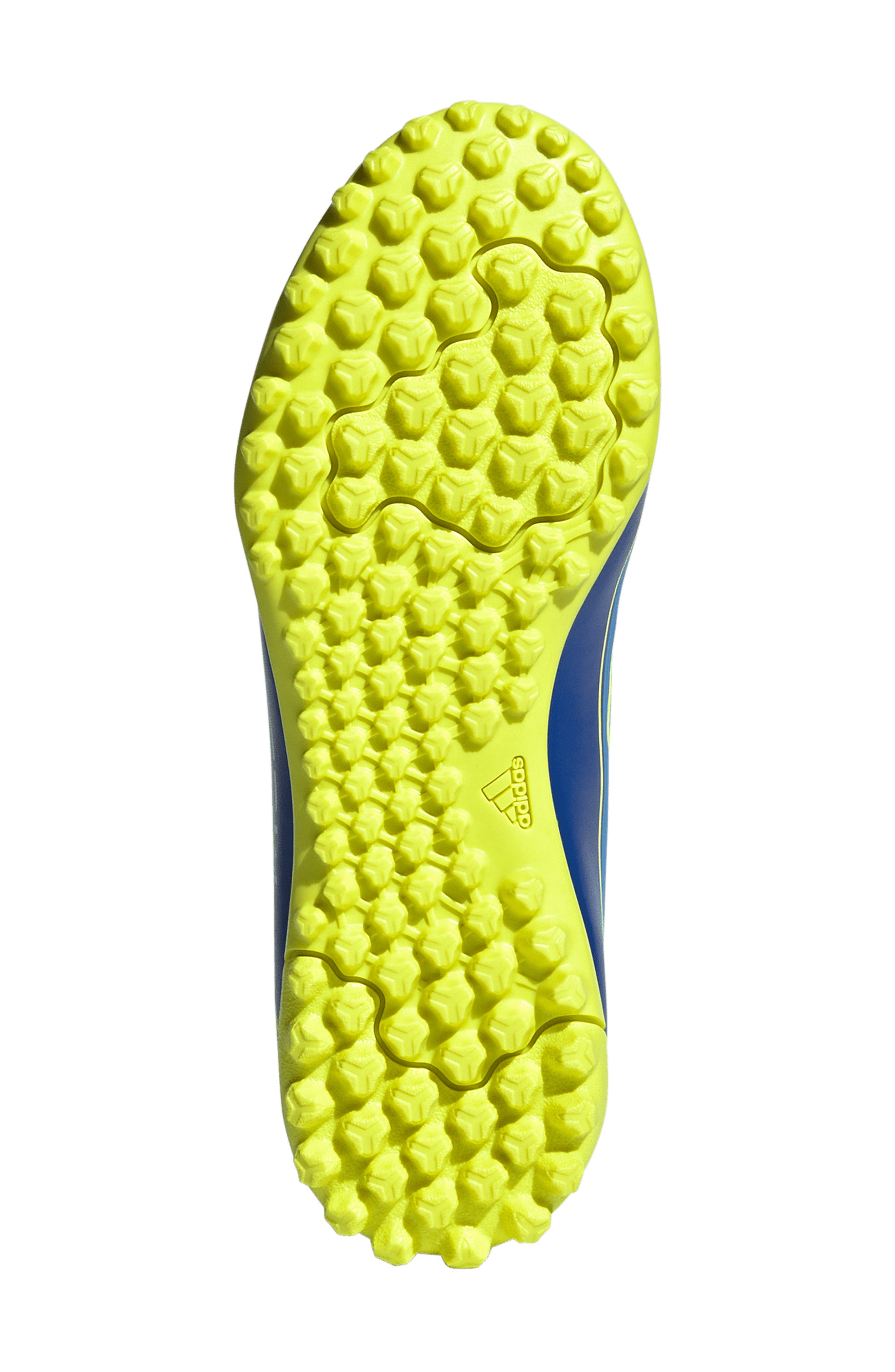 adidas Kids' F50 Messi Club Turf Soccer Shoe, Alternate, color, Team Royal Blue