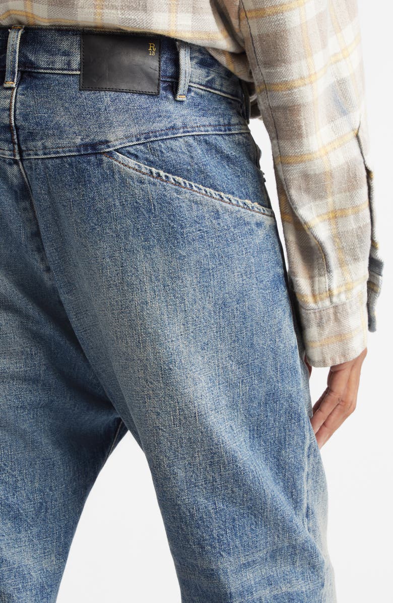 R13 Exene Crop Straight Leg Jeans, Alternate, color,