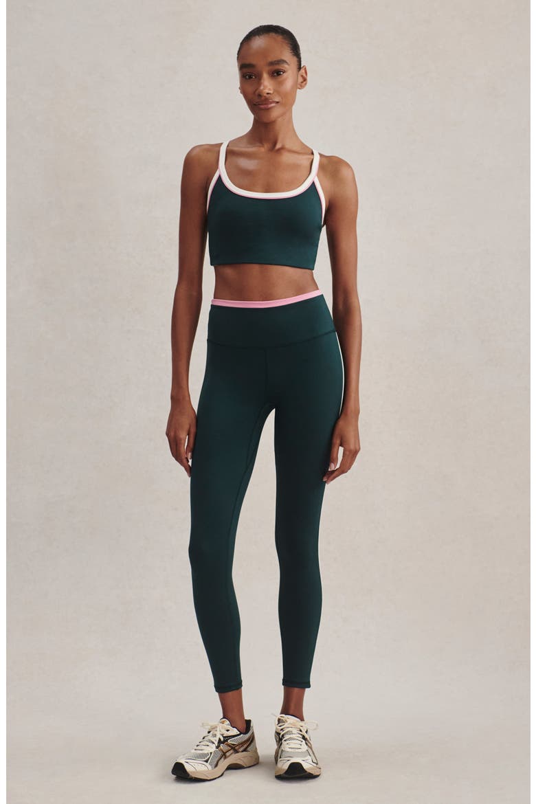 FreeSoft Contrast High Waist 7/8 Leggings, Alternate, color, PONDEROSA PINE