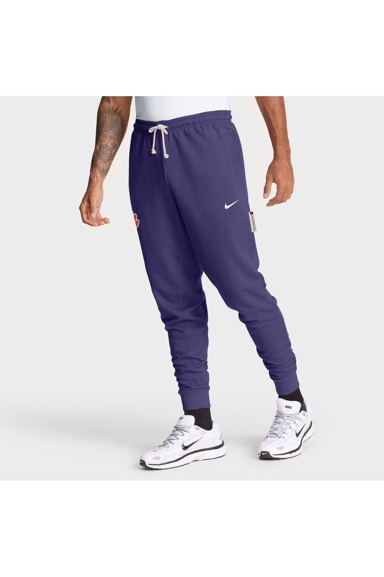 Men's Nike Purple Clemson Tigers 2025 Sideline Performance Taper Pants, Alternate, color, Purple