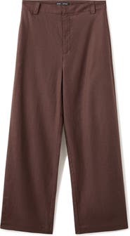 MANGO Flat Front Pants