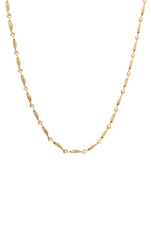 Sardine Charm Necklace