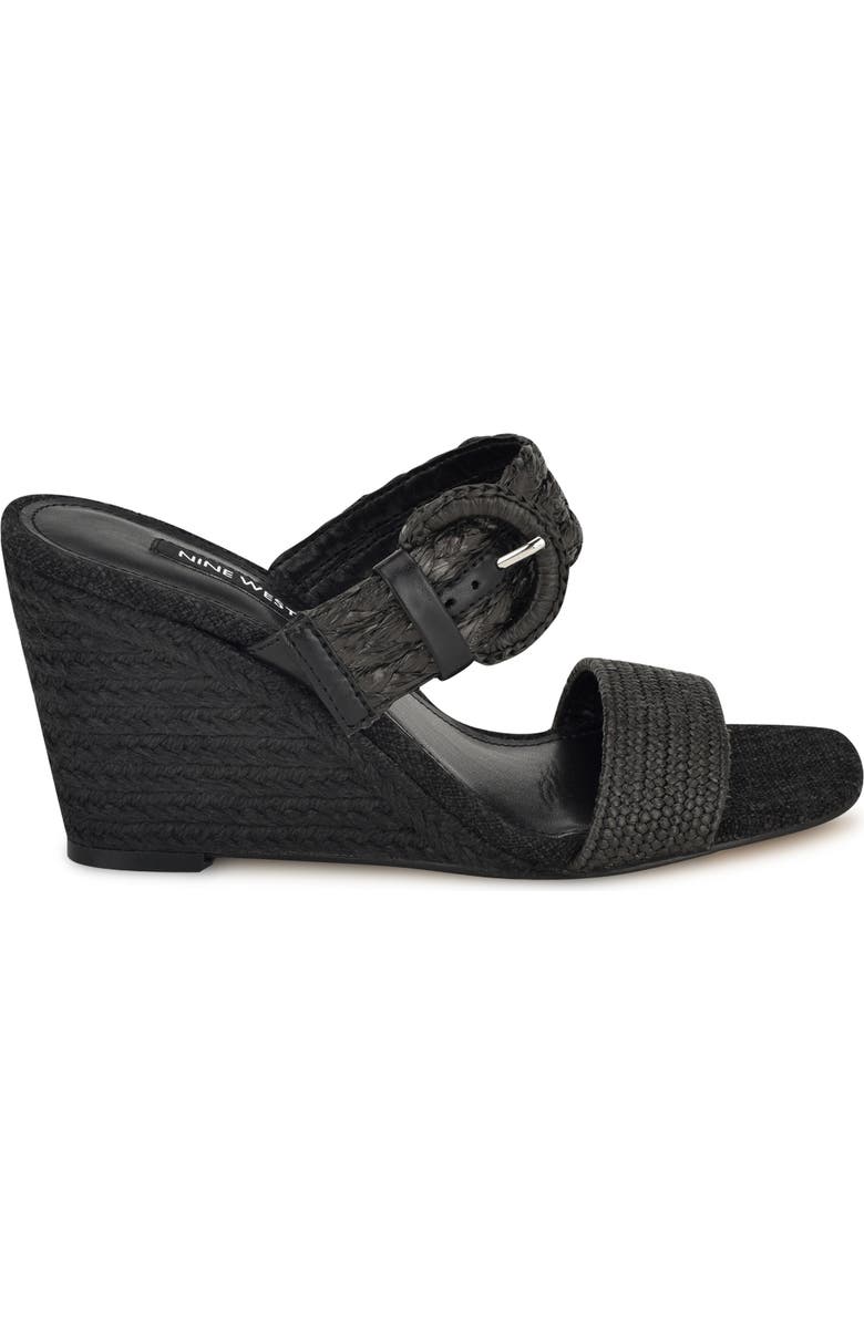 Nine West Novalie Espadrille Wedge Slide Sandal, Alternate, color,