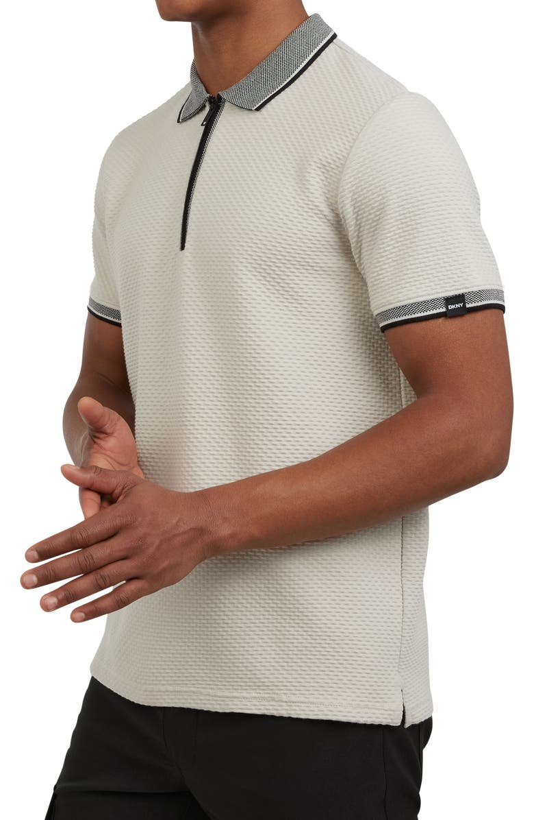 DKNY SPORTSWEAR Tremont Quarter Zip Polo, Alternate, color, Pebble