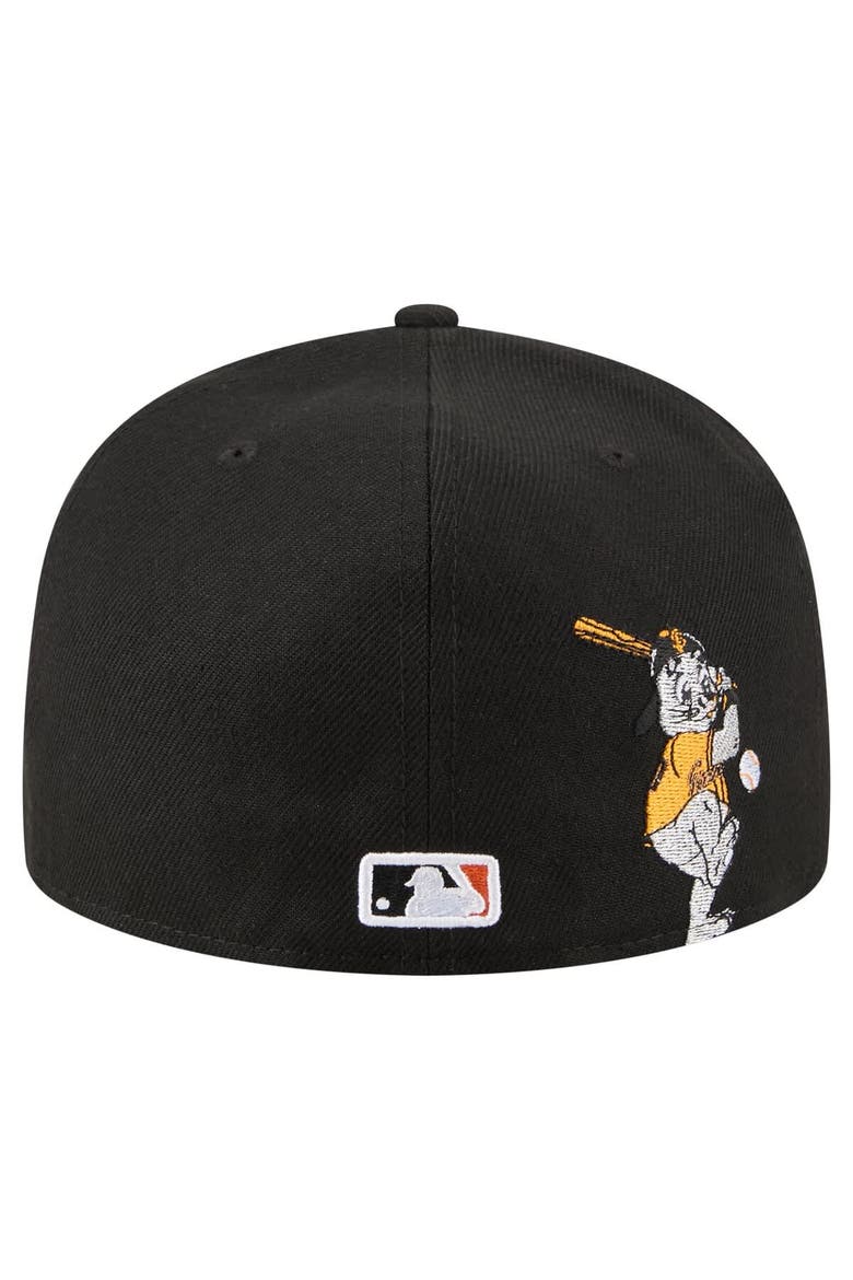 Men's New Era Black San Francisco Giants Run Mascot 59FIFTY Fitted Hat, Alternate, color, Black