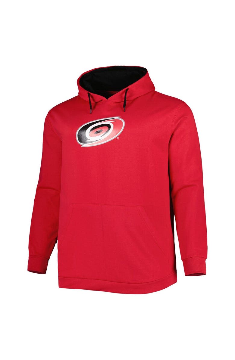 PROFILE Men's Red Carolina Hurricanes Big & Tall Fleece Pullover Hoodie, Alternate, color, Red