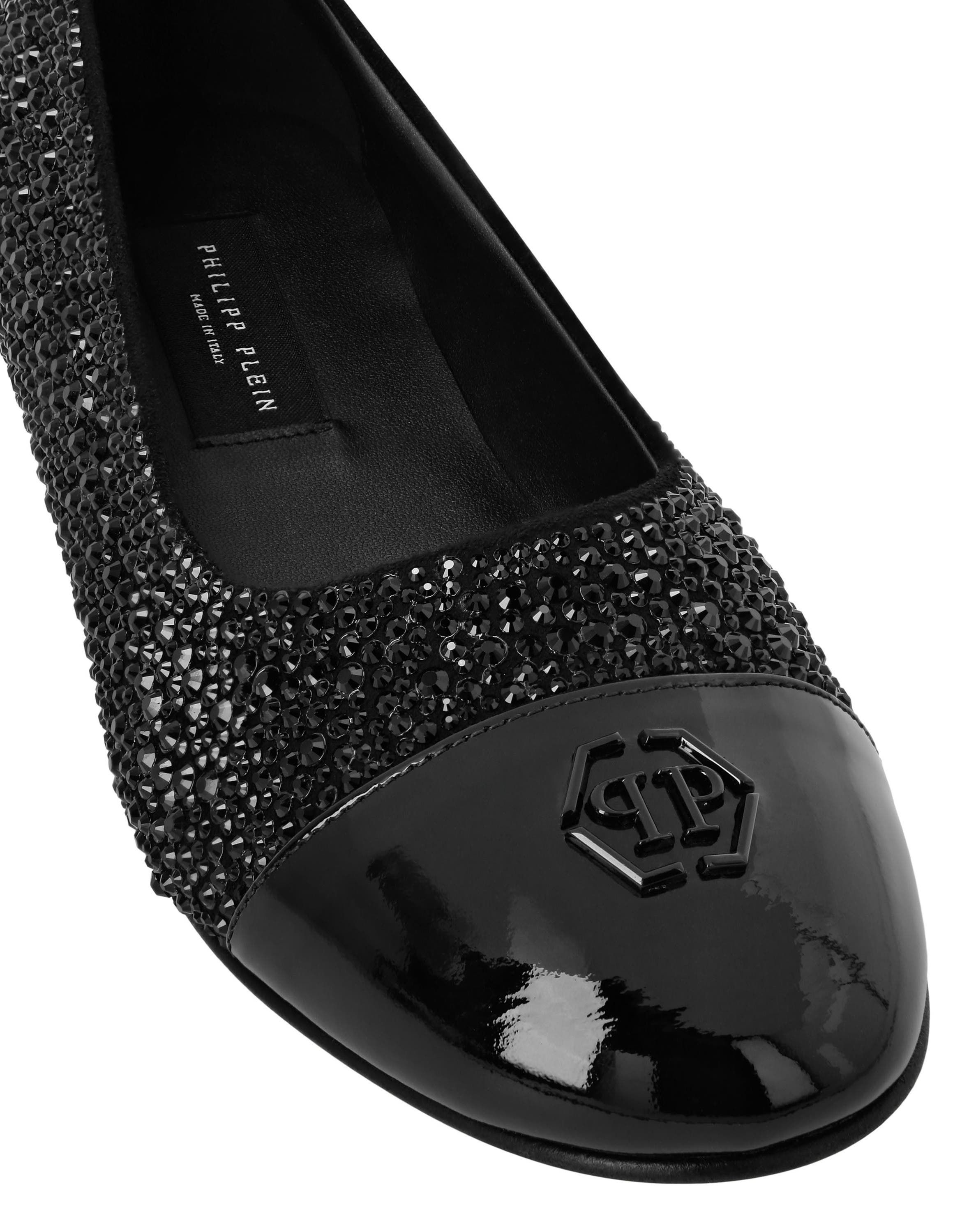 Ballerina Flats Mix Strass Women, Alternate, color, black