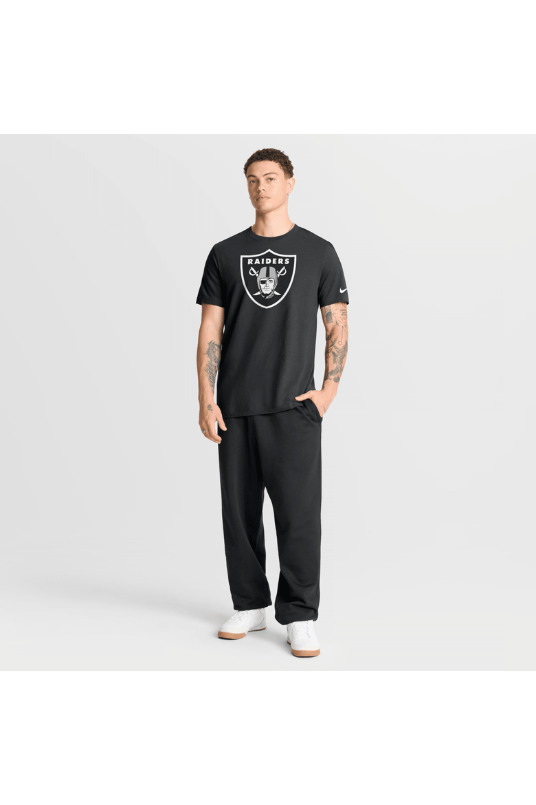 Men's Nike Black Las Vegas Raiders Essential Logo T-Shirt, Alternate, color, Black