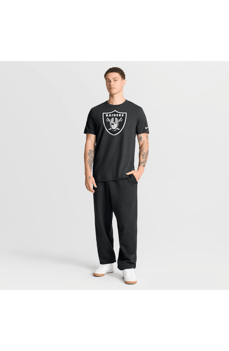 Nike Men's Nike Black Las Vegas Raiders Essential Logo T-Shirt, Alternate, color, Black
