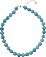 Little Sky Stone Camille Beaded Ocean Blue Necklace