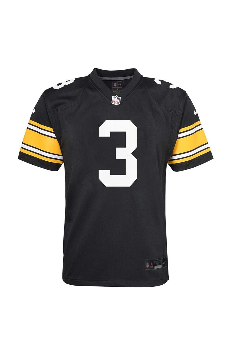 Nike Youth Nike Russell Wilson Black Pittsburgh Steelers Alternate Player Game Jersey, Alternate, color,