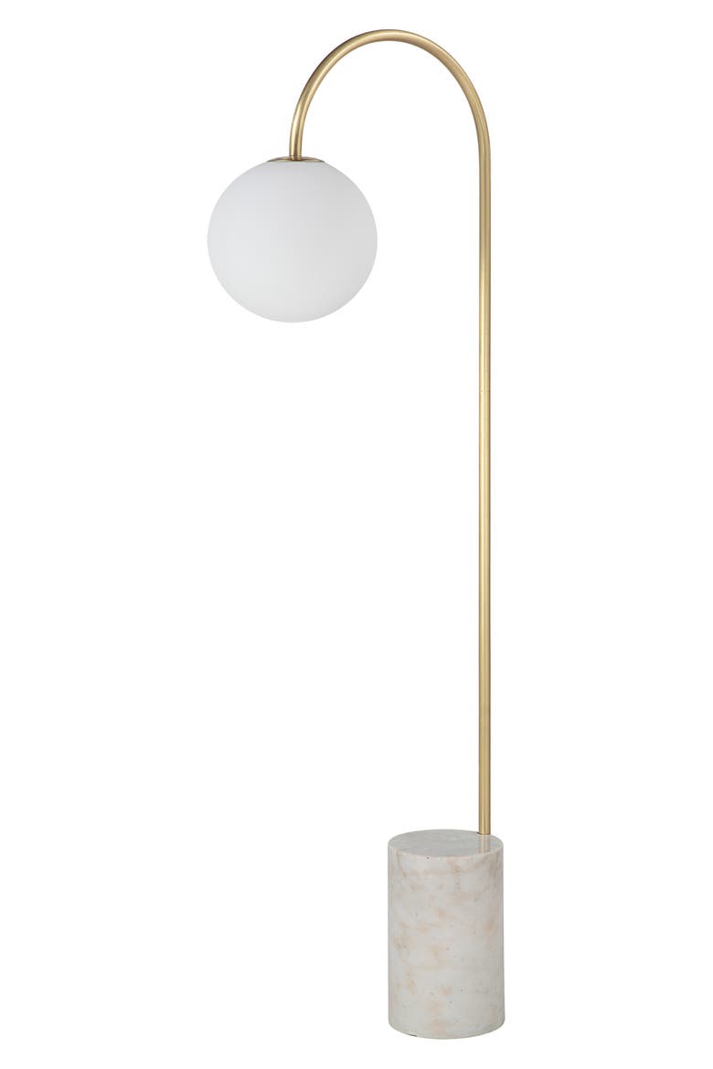 Merlot Satin Brass Floor Lamp, Alternate, color, NO COLOR