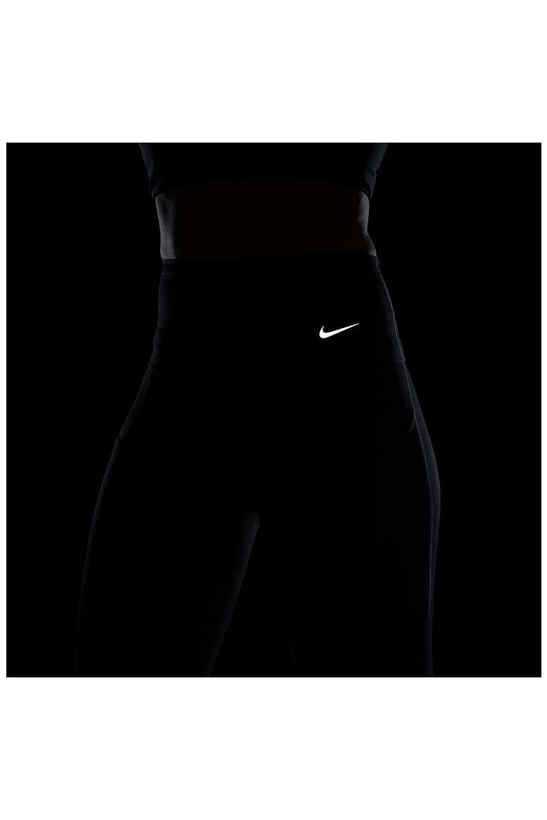 Dri-FIT Go Rush Crop Leggings, Alternate, color, BLACK/ BLACK
