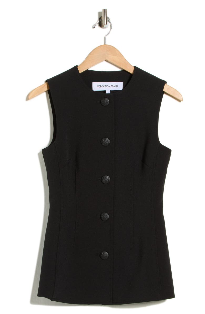 Veronica Beard Jessup Vest, Main, color, Black