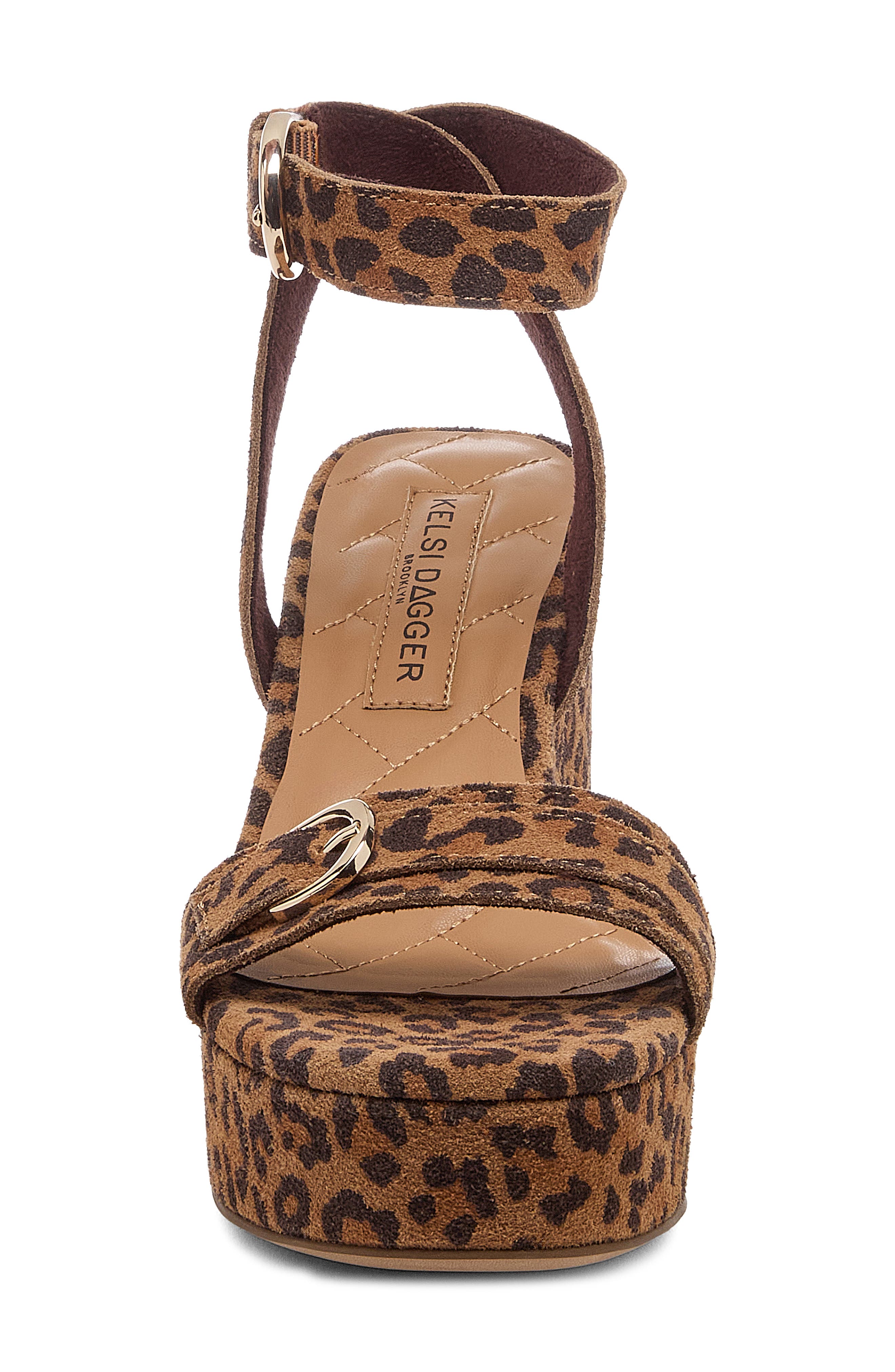 Wendy Ankle Strap Platform Sandal, Alternate, color, LEOPARD