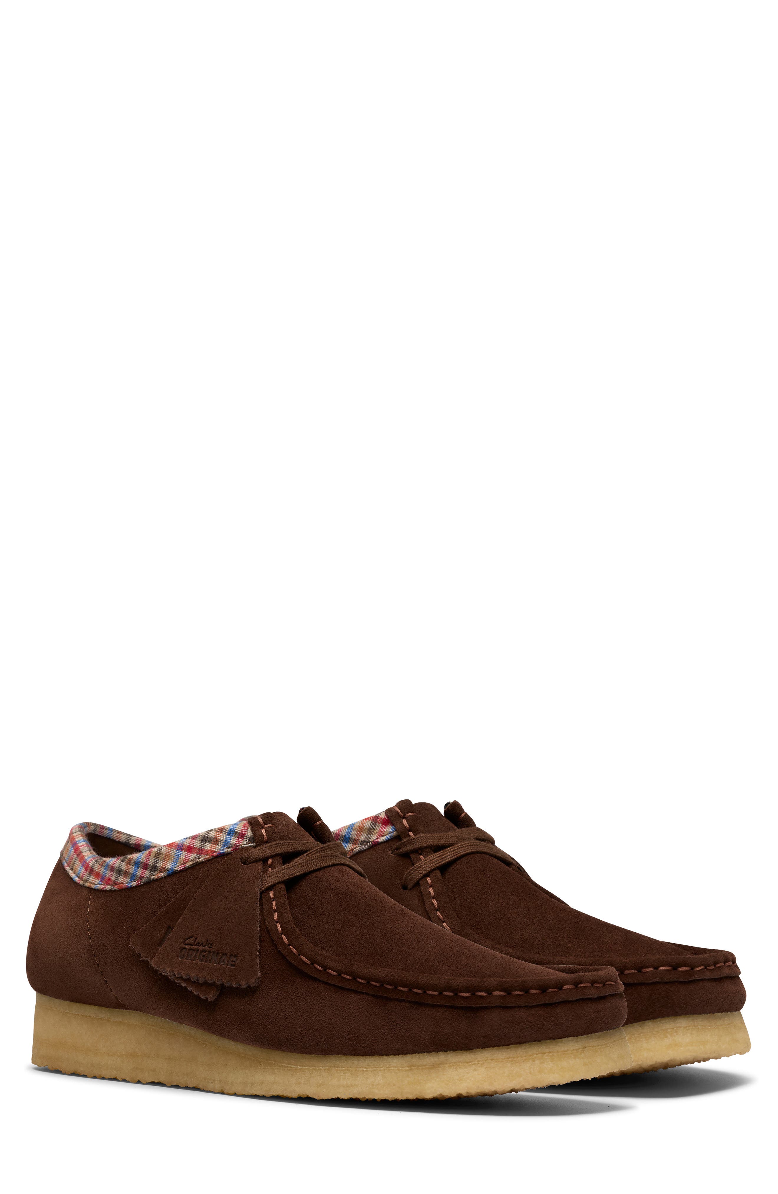 Clarks<sup>®</sup> Originals Wallabee Chukka, Alternate, color, Chocolate