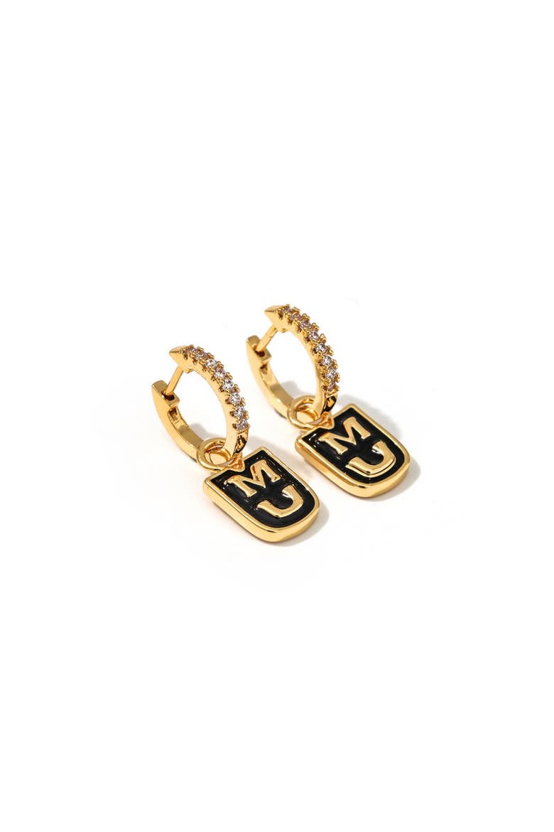 University Of Missouri Pennant Pair Earring Set, Alternate, color, Yellow Gold