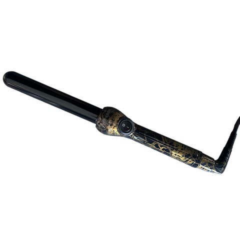 Clipless Curling Iron 1" (25Mm) Black Marble, Ceramic Barrel