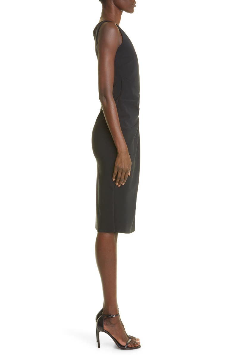 Chiara Boni La Petite Robe Yasu Side Ruched Cocktail Midi Dress, Alternate, color,