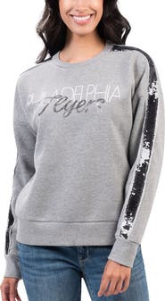G-III 4HER BY CARL BANKS Women's G-III 4Her by Carl Banks Gray Philadelphia Flyers Penalty Box Pullover Sweatshirt