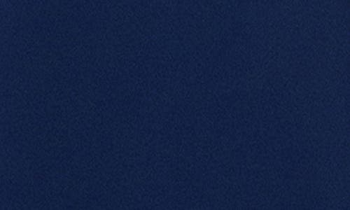 Xscape Evenings Ruffle One-shoulder Scuba Gown In Midnight