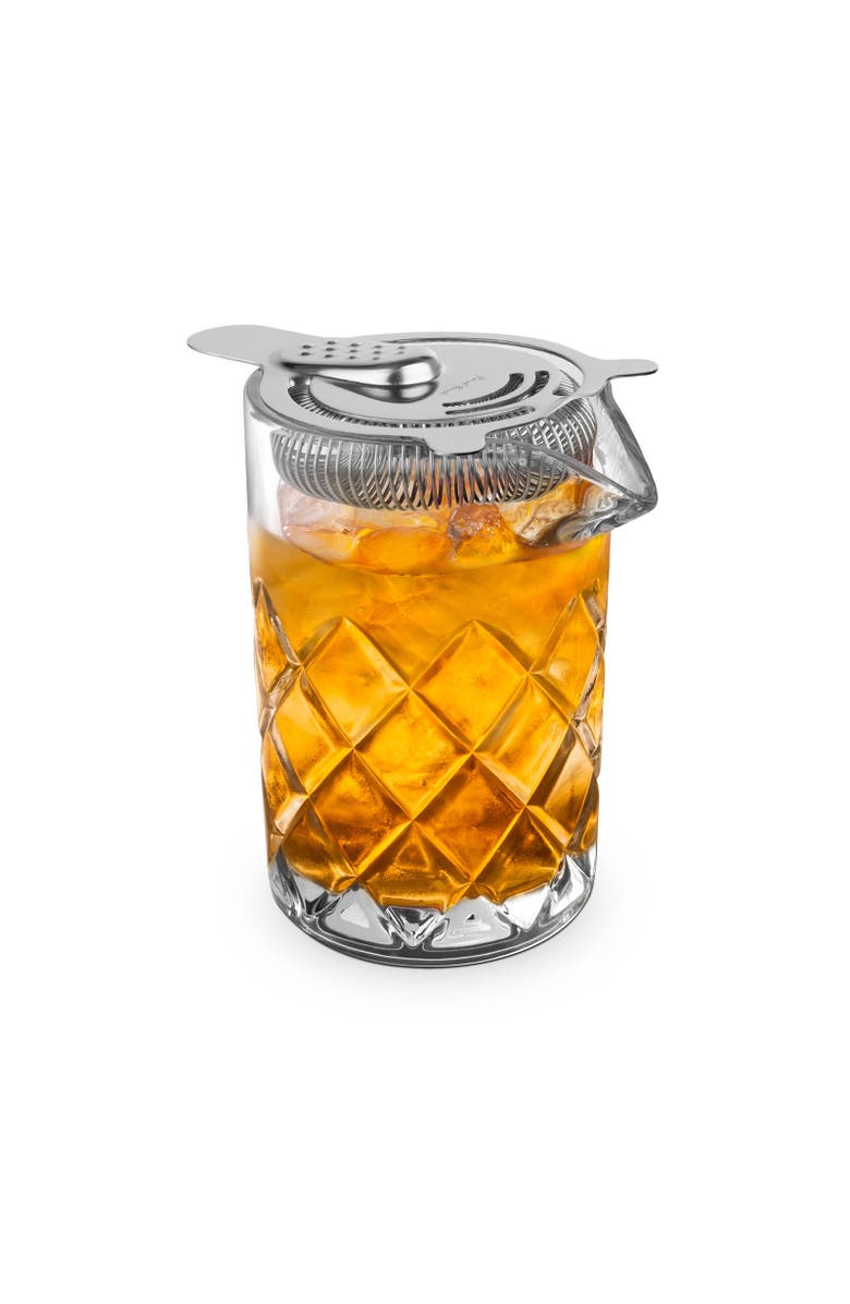 FINAL TOUCH Yarai Mixing Pitcher with Hawthorne Strainer, Alternate, color, Clear