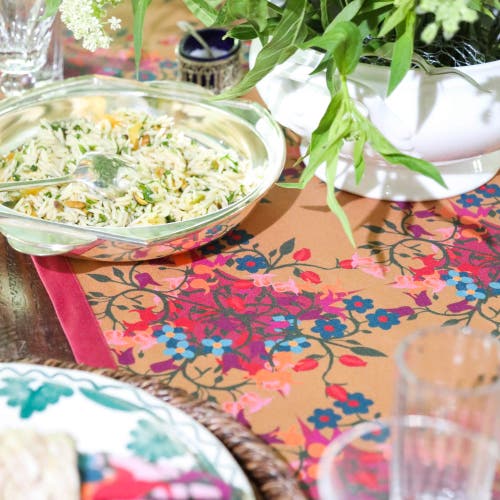 Sophie Williamson Design Table Runner In Orange