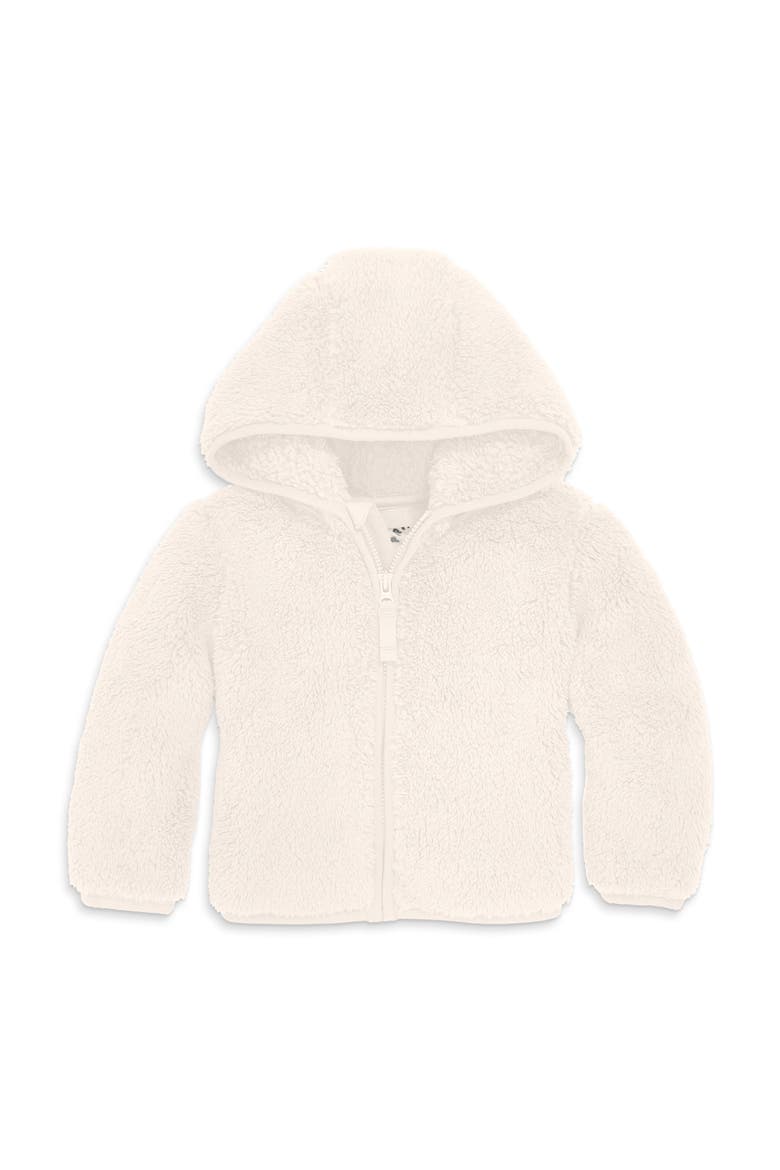 Baby Teddy Fleece Jacket, Main, color, Oat