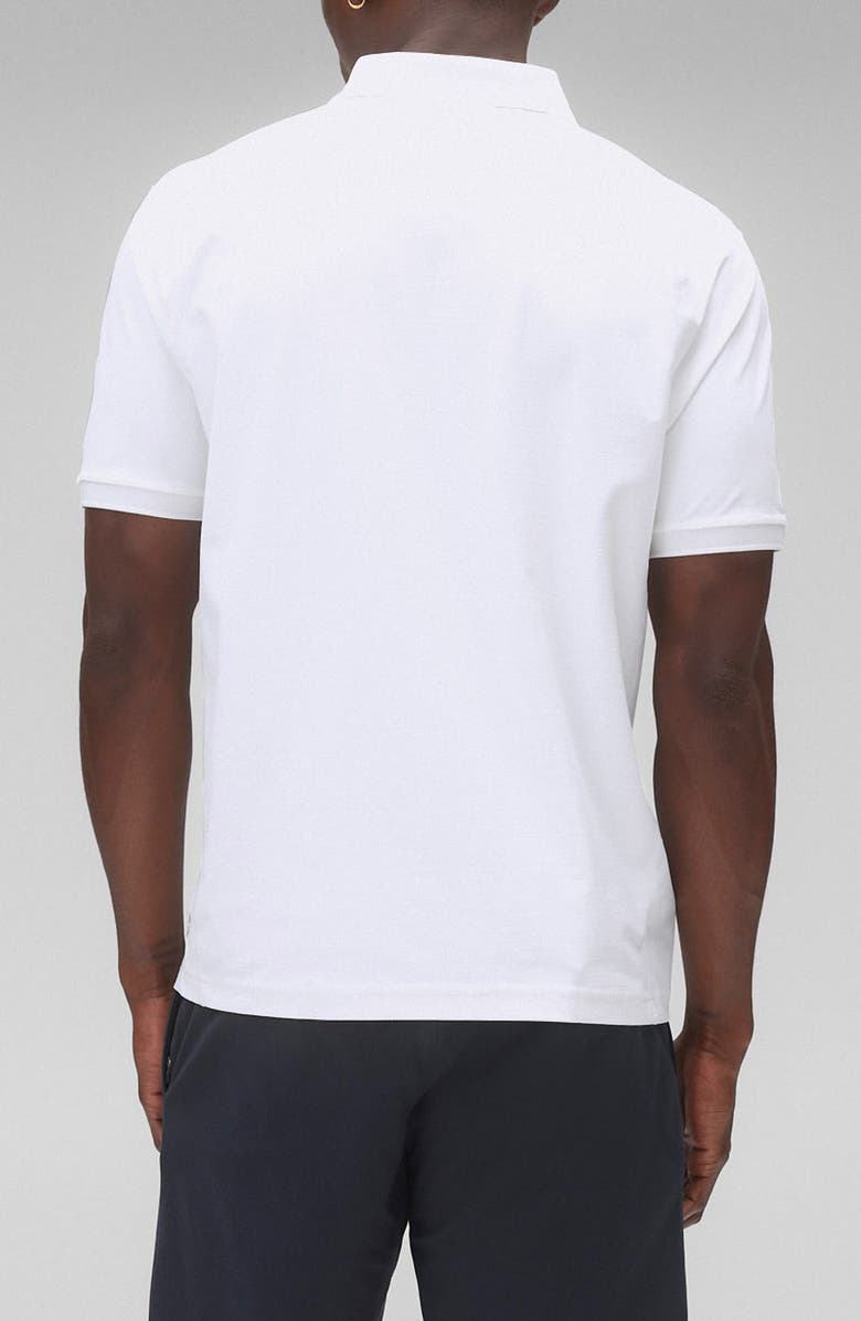 Reigning Champ Playoff Tech Piqué Polo, Alternate, color, White