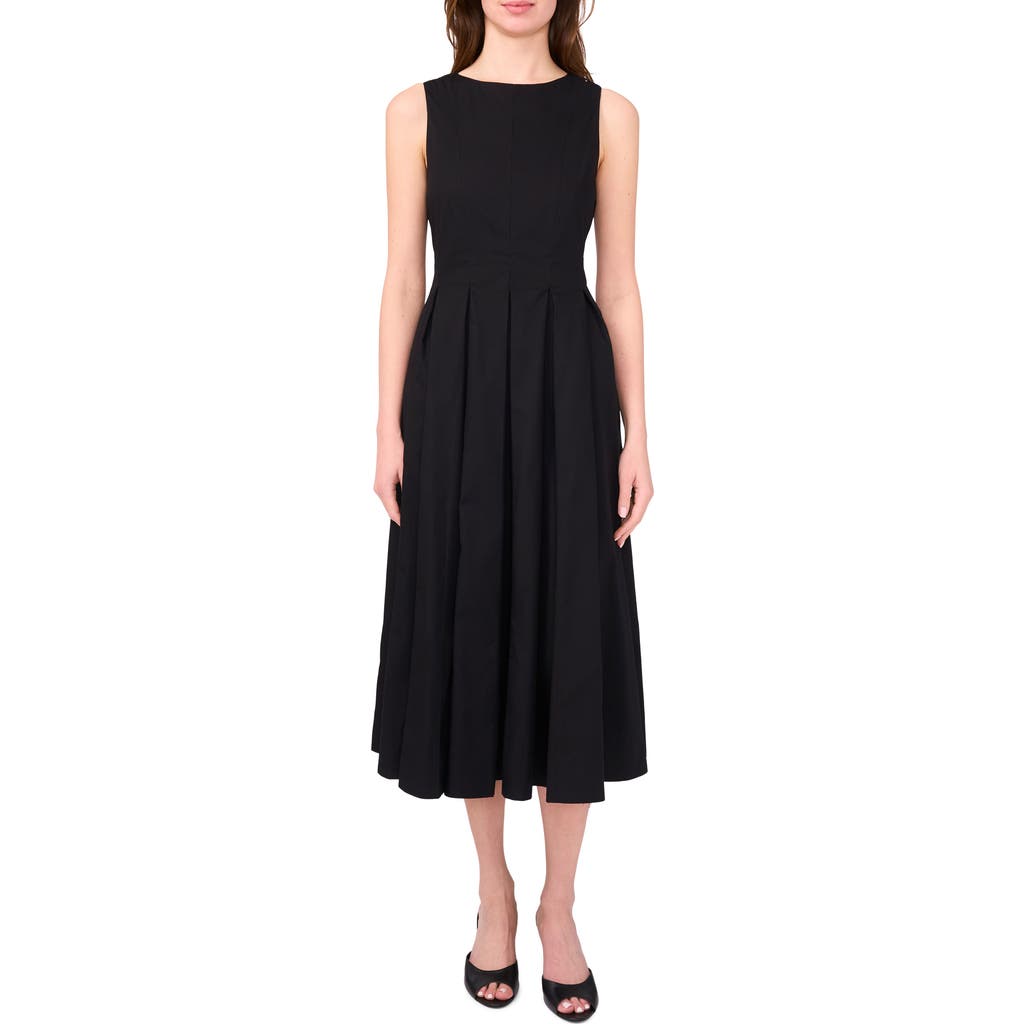 Halogenr Halogen(r) Pleated Poplin Midi Dress
