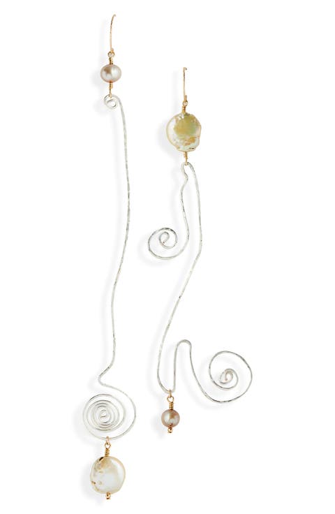 Turbulent Mismatched Drop Earrings