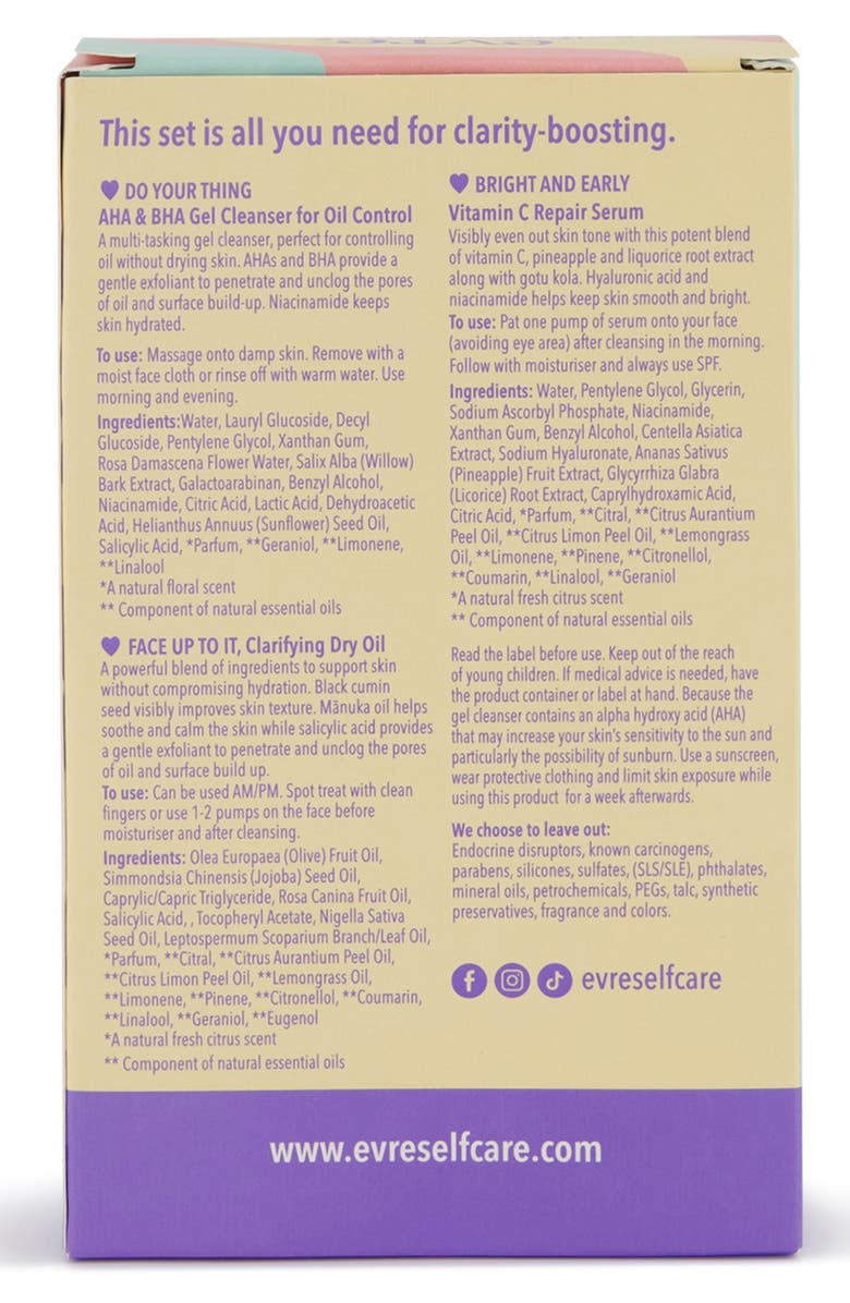 evre. Clearing Skin Care Set, Alternate, color, 