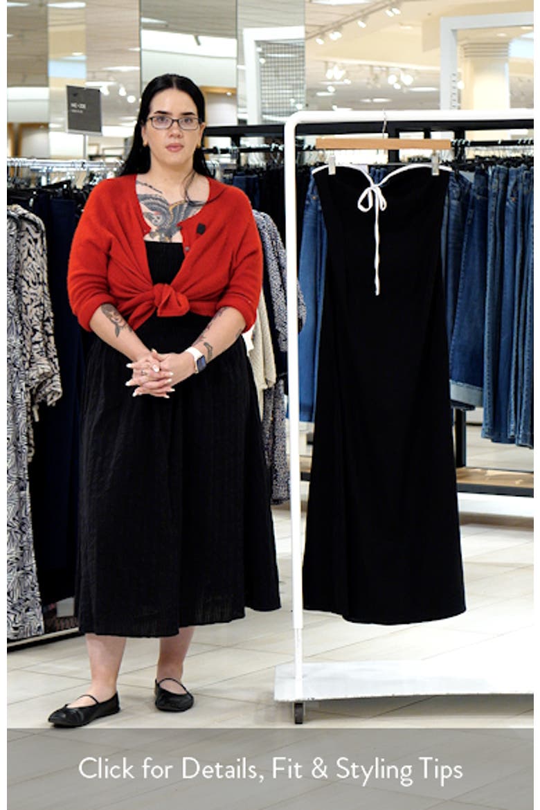 Bijou Strapless Maxi Dress video