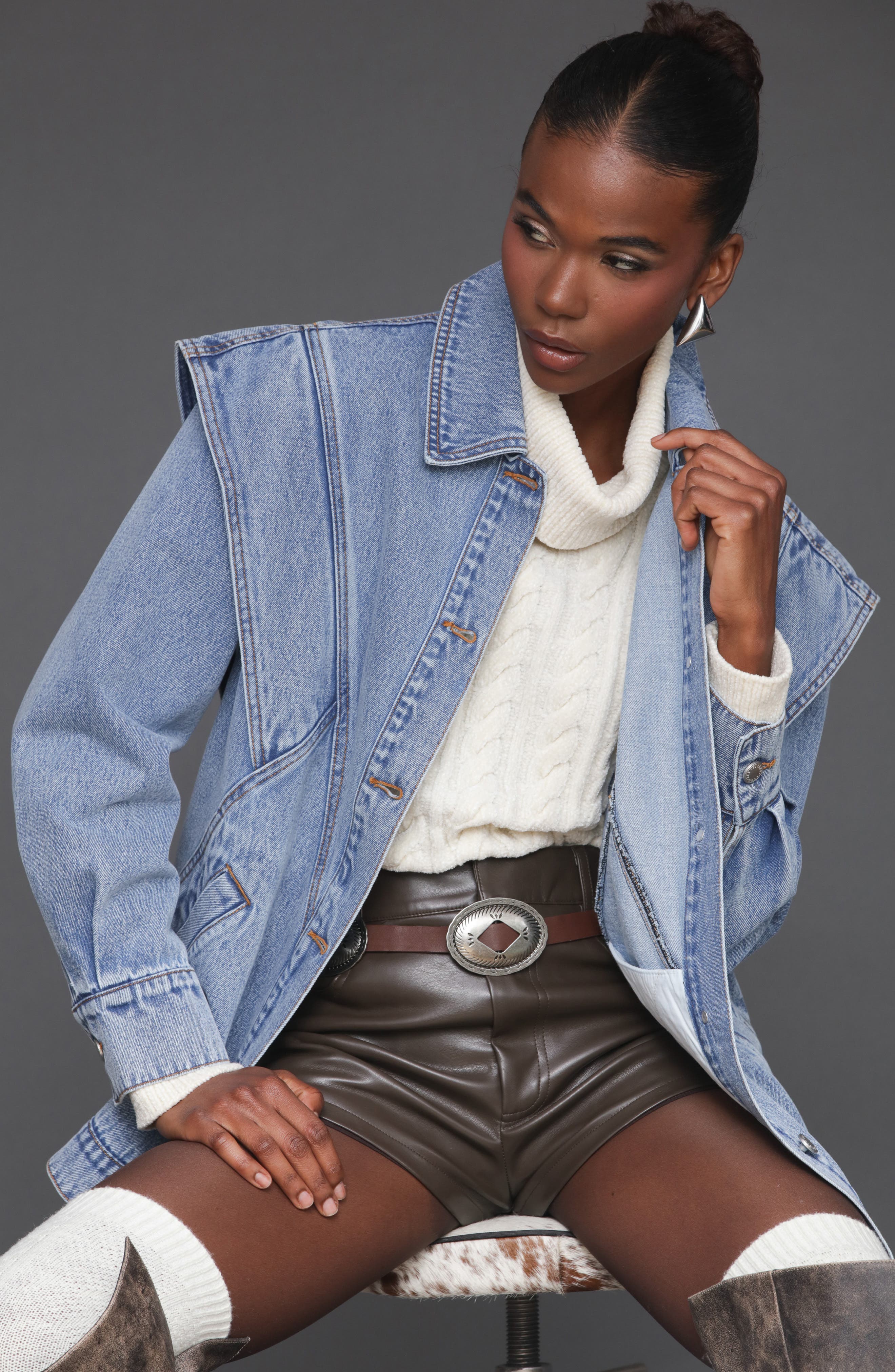 Oversize Denim Jacket - image 2