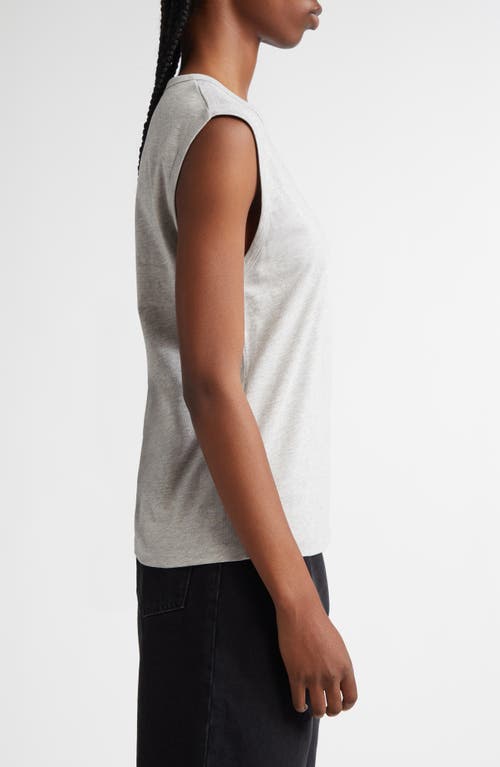 LOULOU DE SAISON LOULOU DE SAISON BRANI SLEEVELESS COTTON T-SHIRT