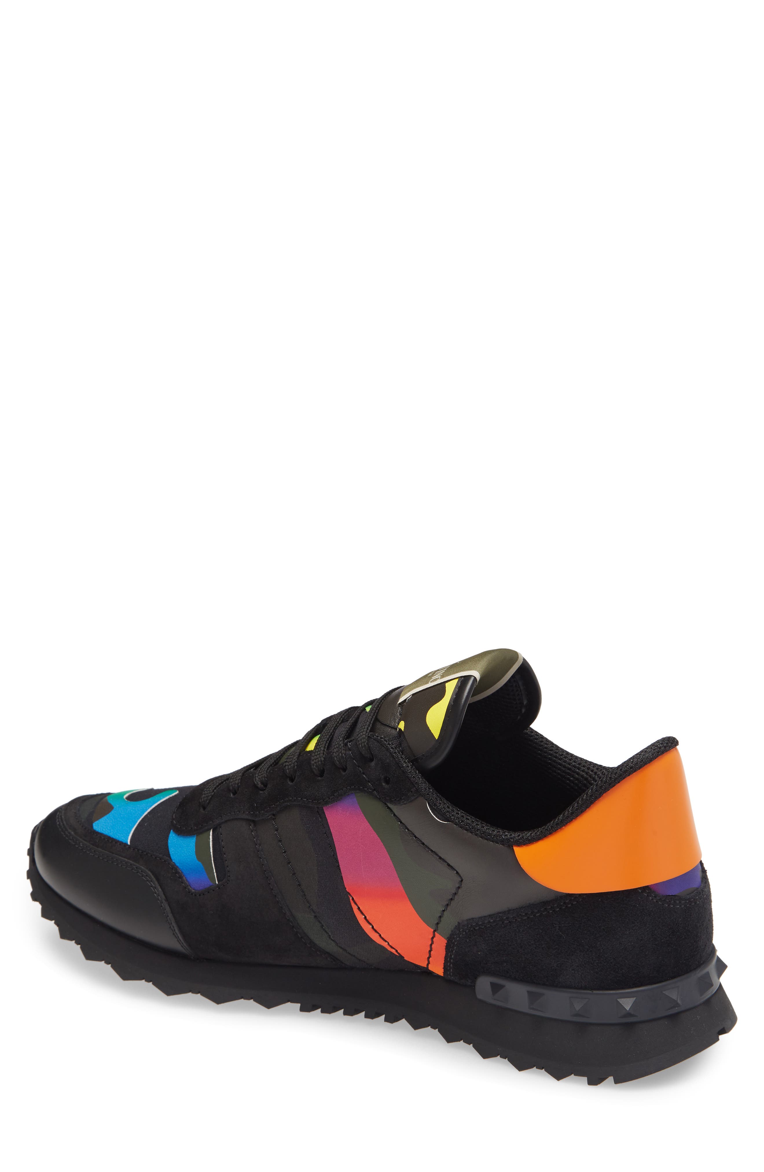 Valentino Garavani Camo Rockrunner Sneaker, Alternate, color, 