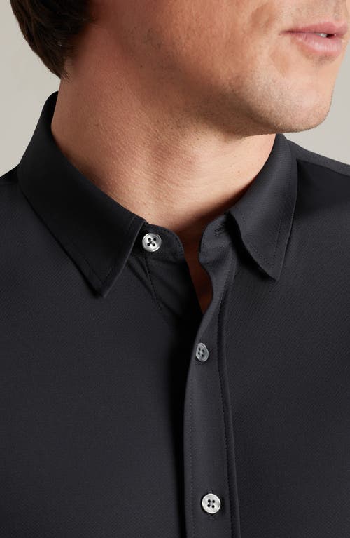 Rhone Commuter Short Sleeve Button-up Shirt In Black