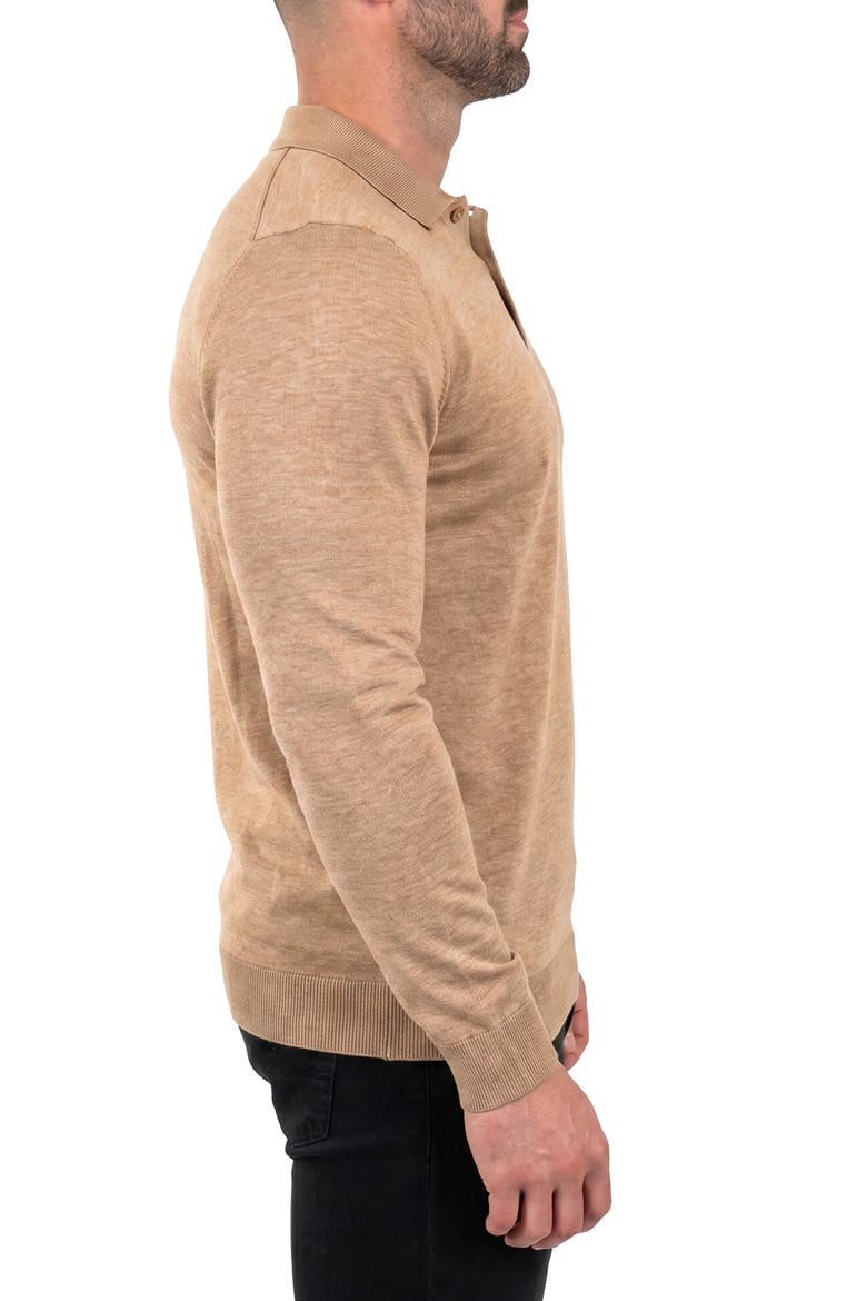 Polo Sweater, Alternate, color, BEIGE