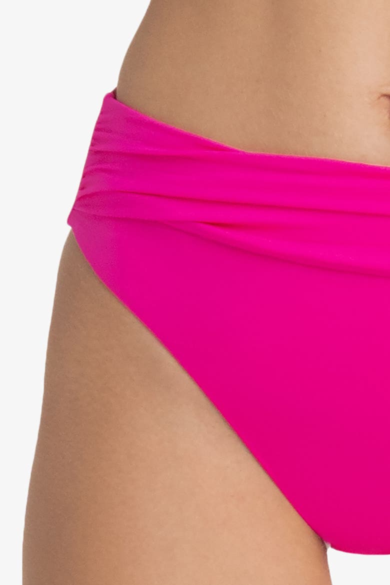 Shirred Bottom, Alternate, color, Textured Lotus Pink
