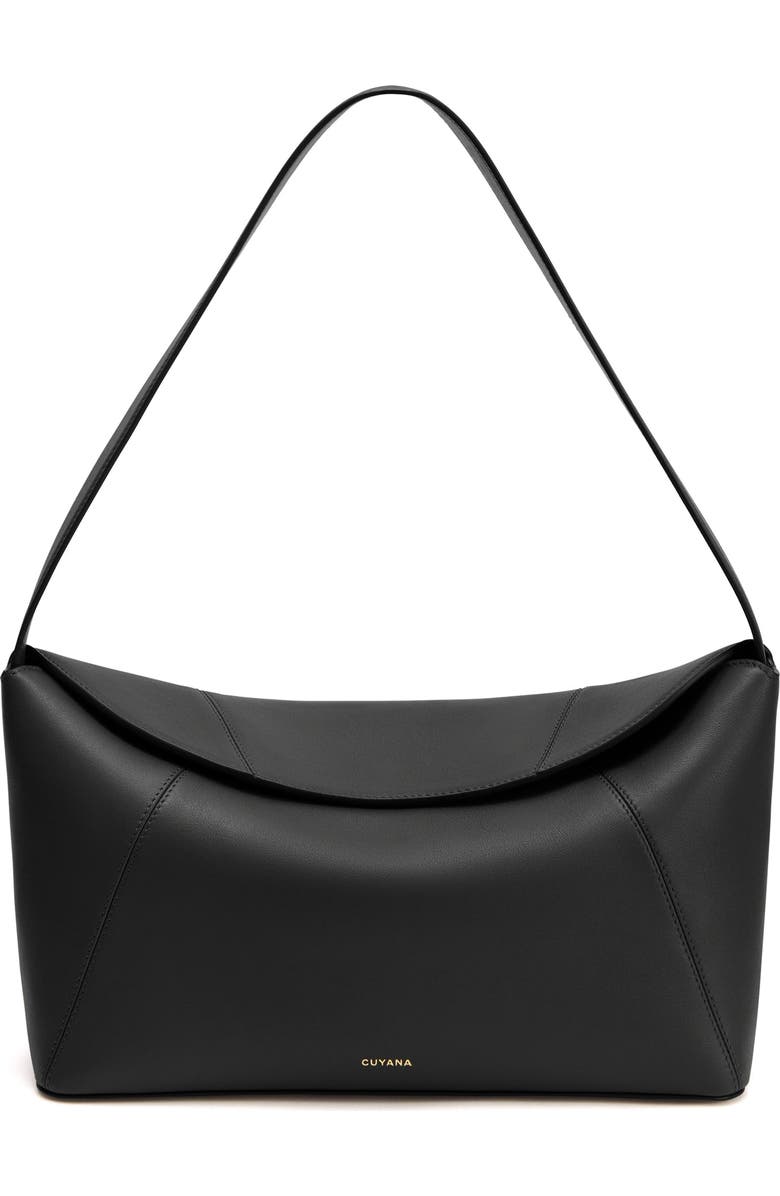 Cuyana Forma Shoulder Bag, Main, color, Black