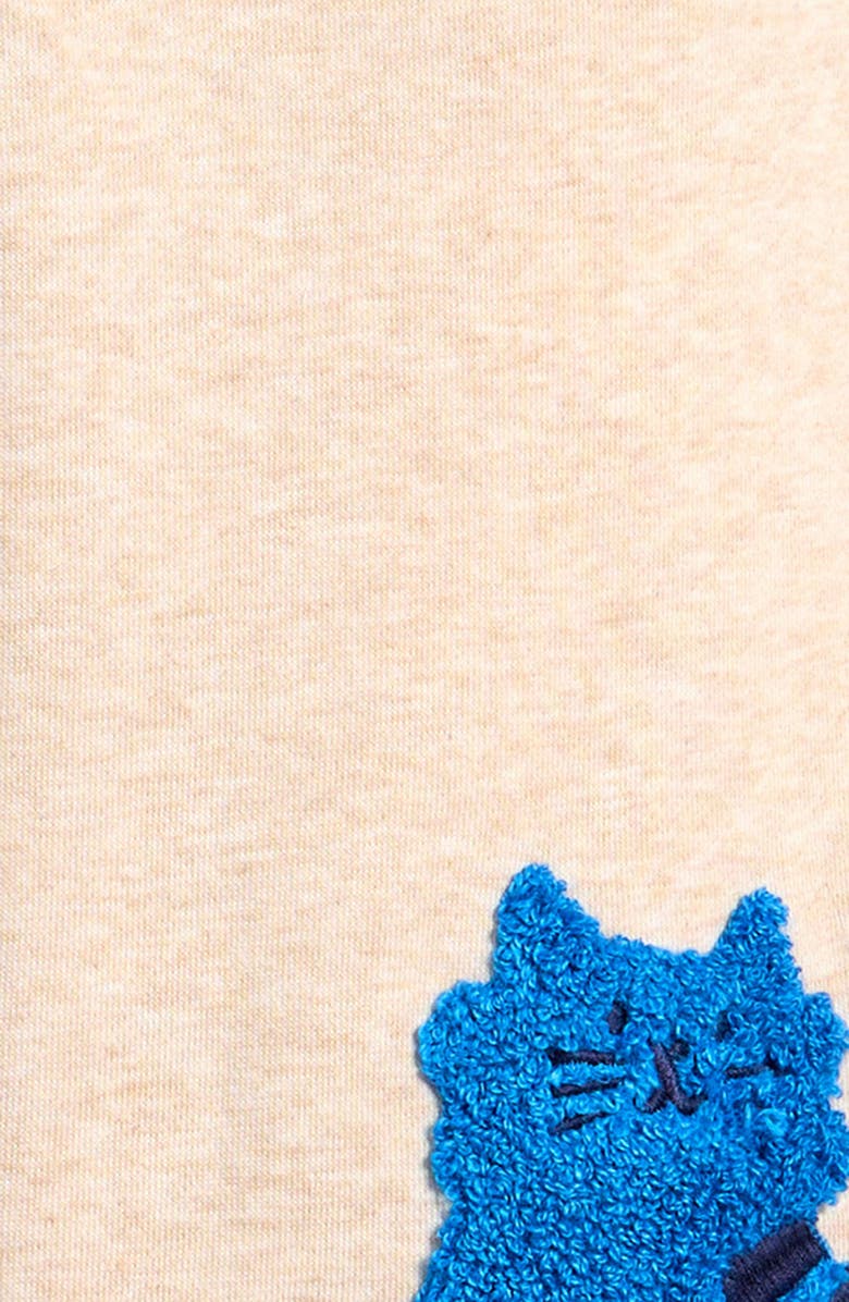 Mini Boden Kids' Appliquè Wide Leg Sweatpants, Alternate, color, 