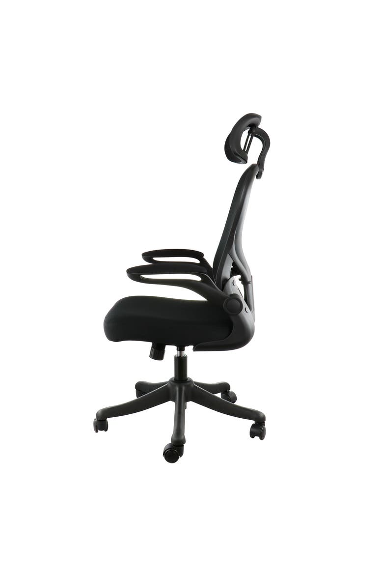 High Back Adjustable Office Chair, Alternate, color, Black