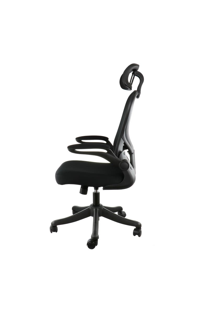 Elama High Back Adjustable Office Chair, Alternate, color, Black