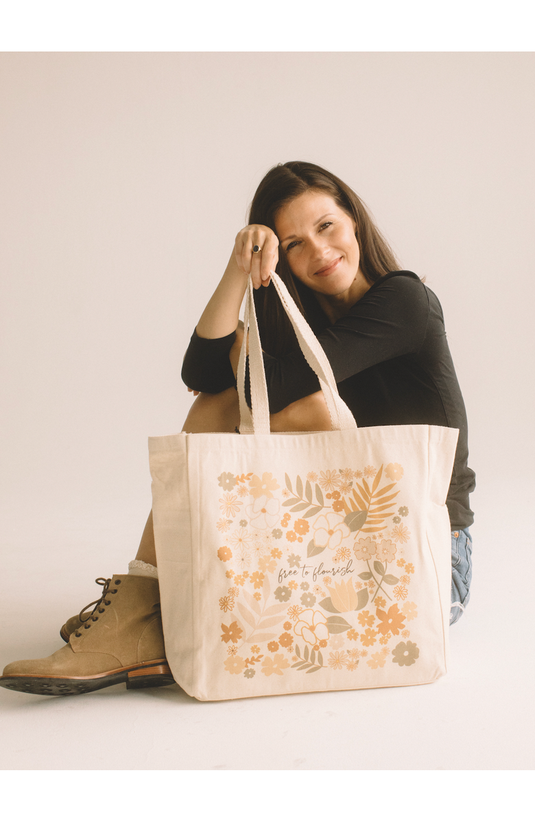 The Tote Project Free to Flourish | Tote, Alternate, color, Natural