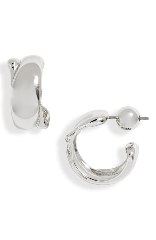 Jenny Bird Sées Hoop Earrings in High Polish Silver 