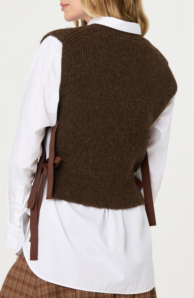 ASTR the Label Cortney Sweater Vest, Alternate, color, Brown