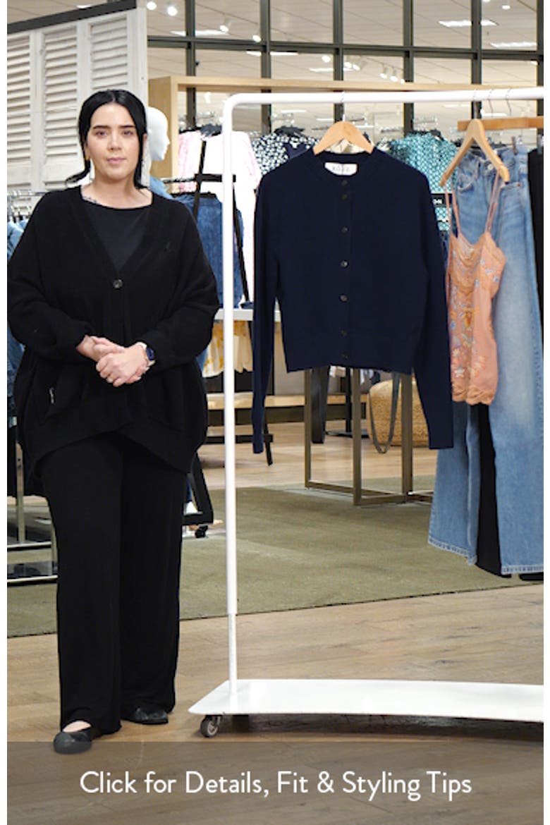Crop Wool Cardigan video