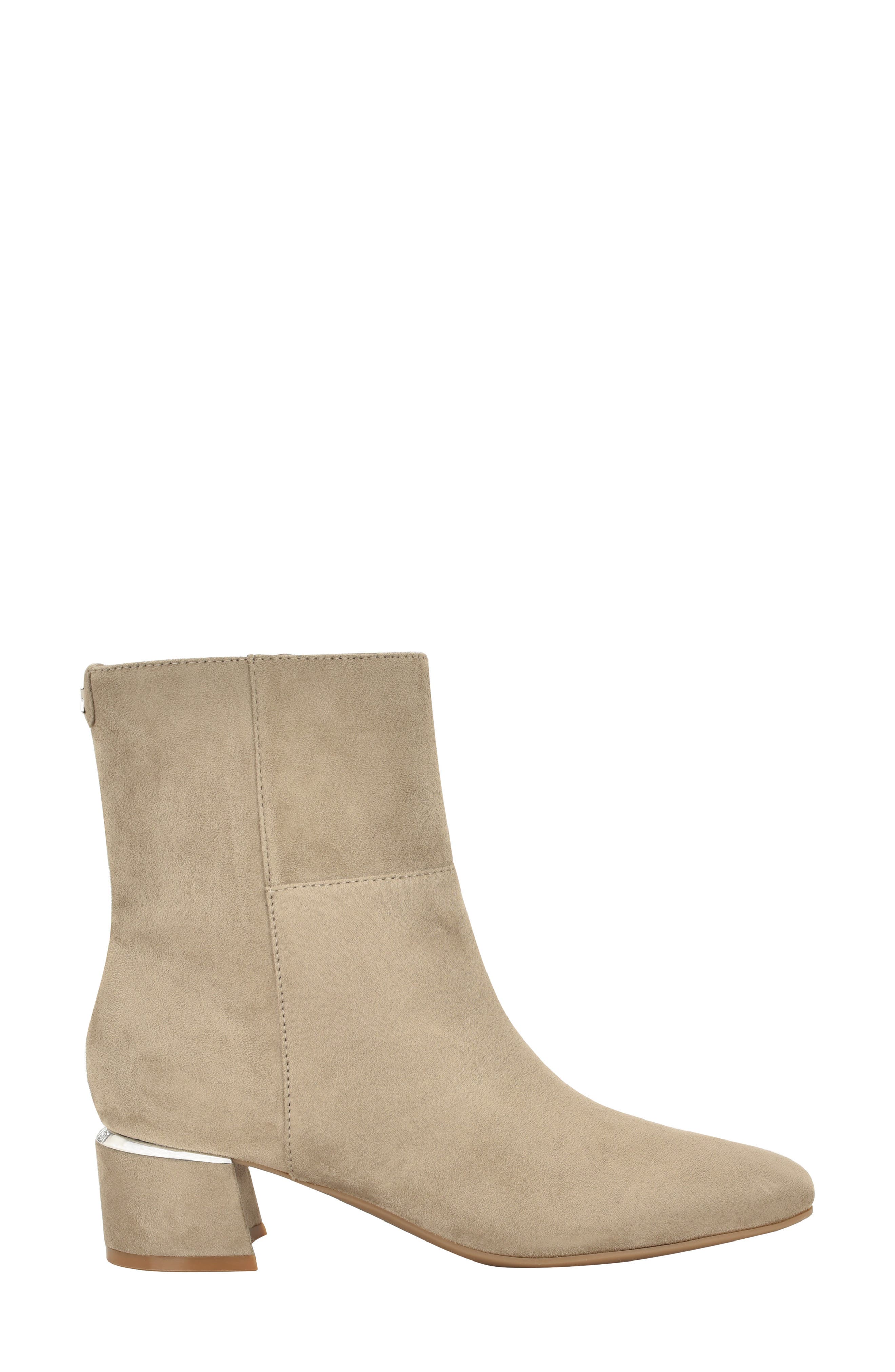 Parry Faux Suede Bootie, Alternate, color, BROWN