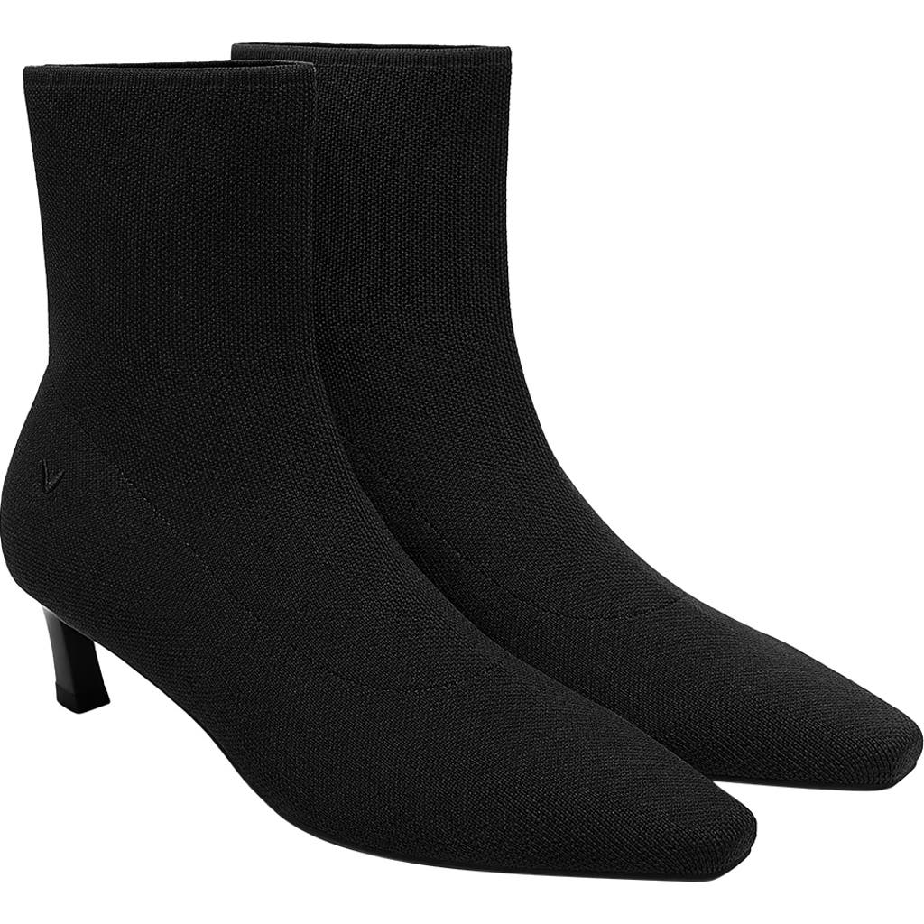Vivaia 2-in-1 Detachable Mid Heel Boots In Black